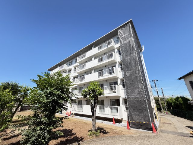松戸タイムズ1号棟のバルコニー