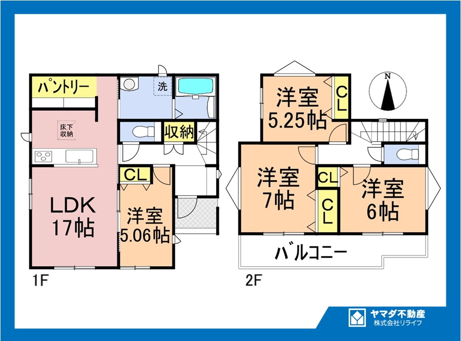ハートフルタウン　一宮市時之島　全1区画分譲の間取り|■A号棟　■ヤマダ不動産　株式会社リライフ　
■夢のマイホーム購入をフルサポートします！