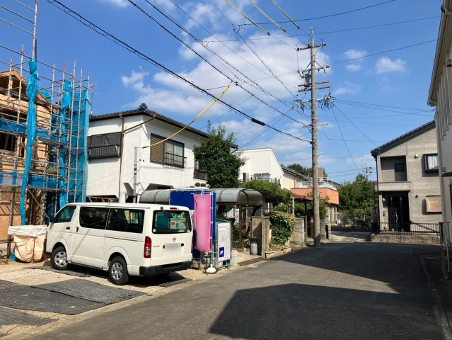 ハートフルタウン　一宮市時之島　全1区画分譲の前面道路含む現地写真|「現地（202●年●月●日）撮影」　
■前面道路　
■ヤマダ不動産　株式会社リライフ