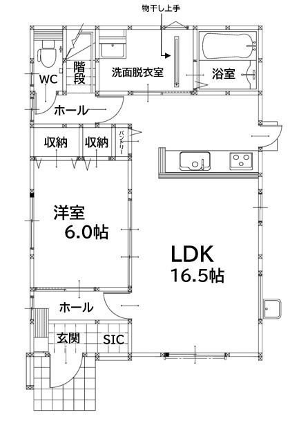 北九州市八幡西区下上津役4丁目3期2号棟の間取り