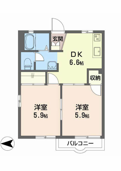 【間取り】 | グリーンヒルズ