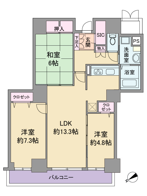  ＼総戸数310戸の大規模マンション／パークタワー台原