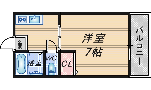 コンフォート南町の間取り