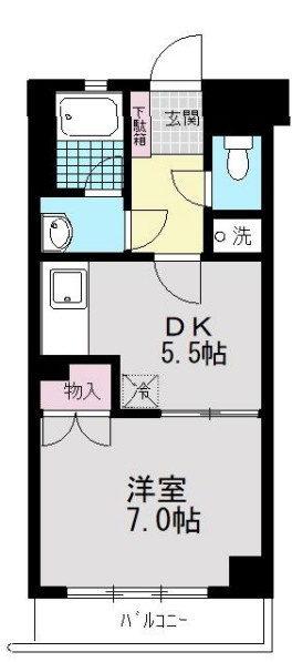 ＢＩ　ＣＡＳＴＬＥ　ＮＡＫＡＮＯの間取り|間取りです。