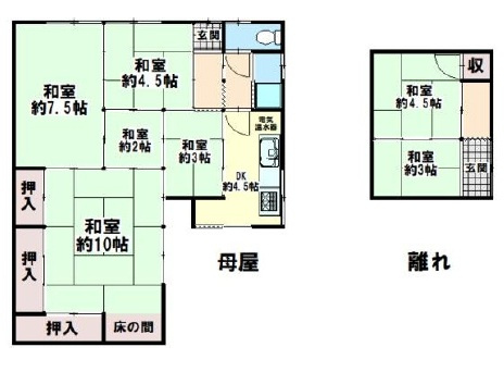 姫路市的形町的形の中古一戸建の間取り