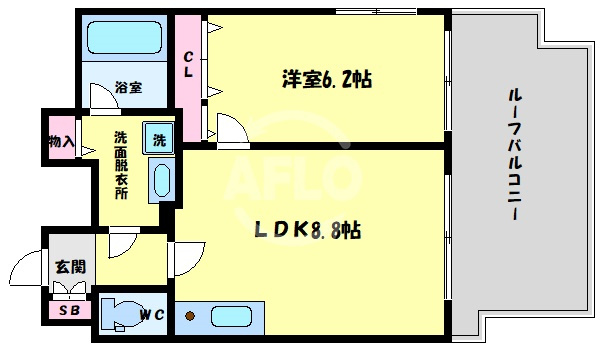 サムティ中之島公園南の間取り|サムティ中之島公園南　間取り