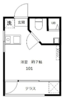 SK門前仲町Ⅱの間取り