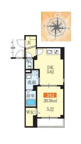 ロータスレジデンス住吉の間取り