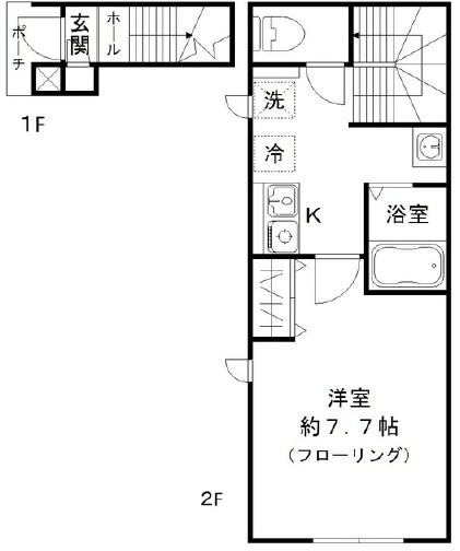 エスポワール用賀の間取り|間取りです。