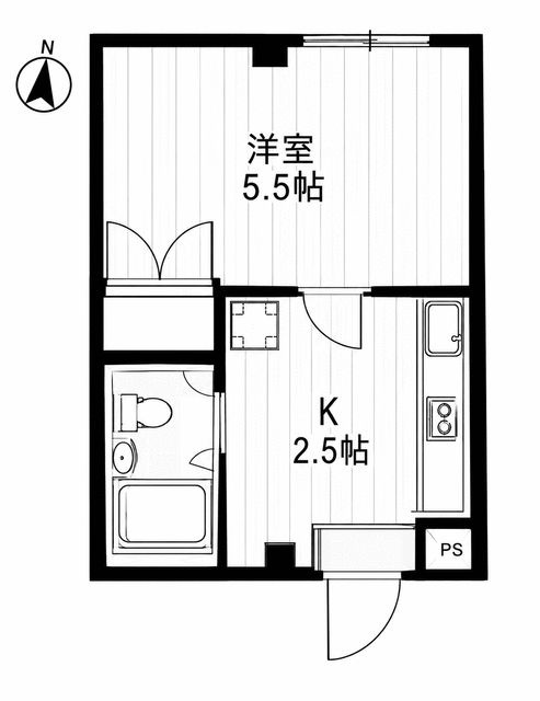 富田ハウスの間取り
