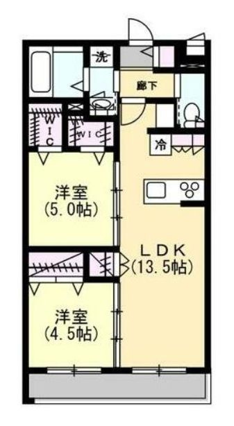 アネーロ東船橋の間取り