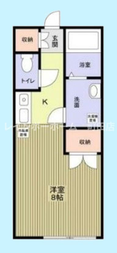 パレットコート※初期費用分割後払いサービス利用可能物件の間取り