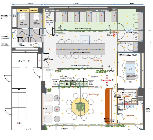 KSQUAREビル能見台の間取り