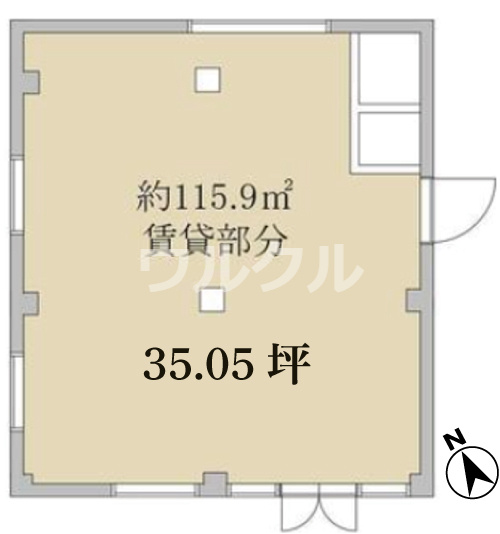 富貴ビルの間取り