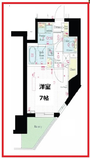 【間取り】 | スカイコートプライム亀戸