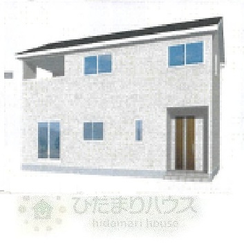 野田市中里第6　新築戸建　3号棟の外観パース|外観パース（現状と異なる場合がございます。）