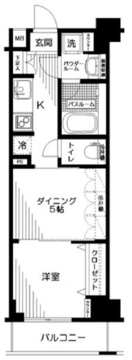 日神デュオステージ浅草三筋の間取り|間取りです。