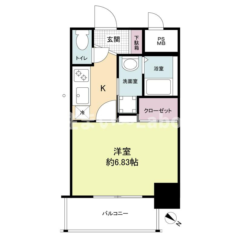 ＤＳタワー大博通りの間取り