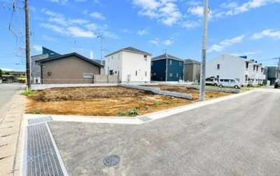 【前面道路含む現地写真】 | 厚木市金田　全２棟　新築住宅