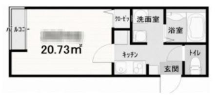 メゾンプランドール一ノ割の間取り