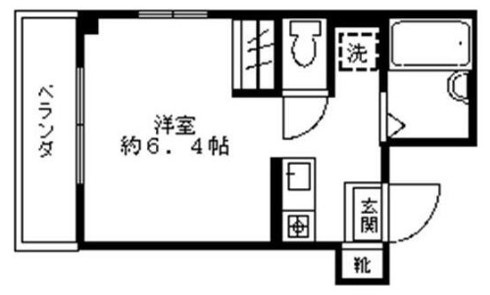 中野区若宮３丁目の賃貸マンションの間取り