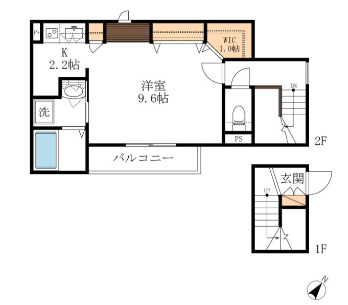 Ｔ．Ｋ　Ｈａｕｓの間取り