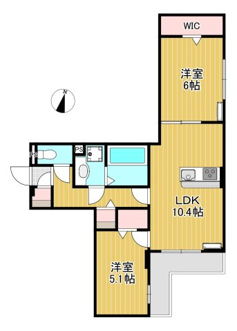 D-ROOM南越谷の間取り