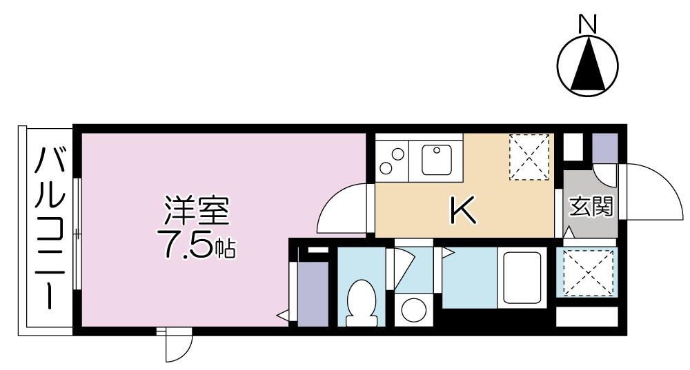メゾン ハピネスの間取り