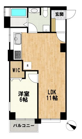 甲陽マンションの間取り