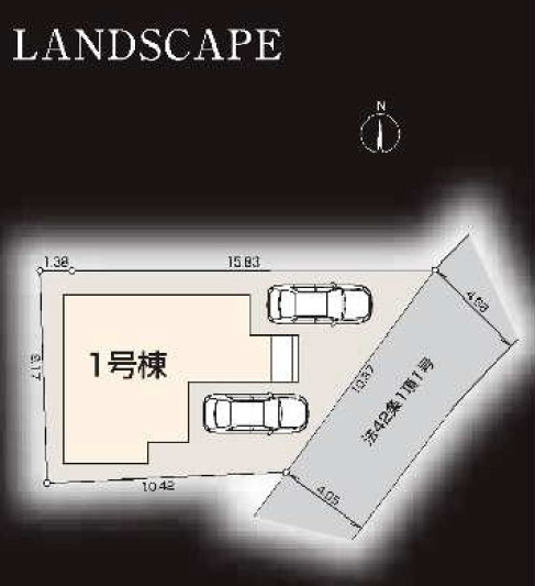 西多摩郡日の出町平井　全1棟　新築戸建の区画図