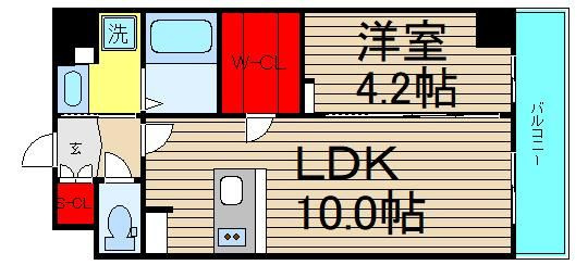 マリンズ弁天町の間取り