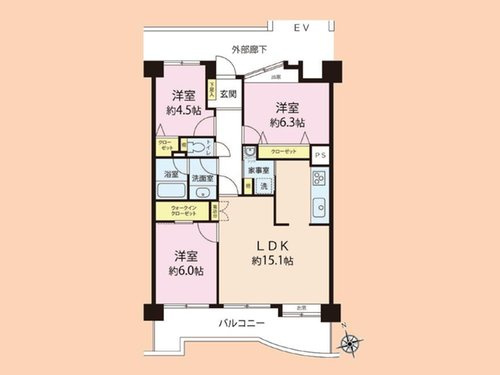 【間取り】 | コスモさがみ野