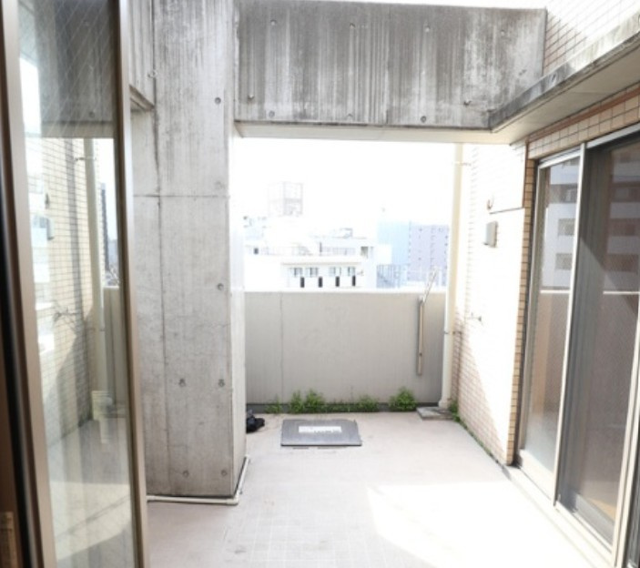 台東区蔵前３丁目の賃貸マンションのバルコニー