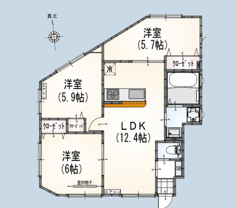 Lauleaの間取り