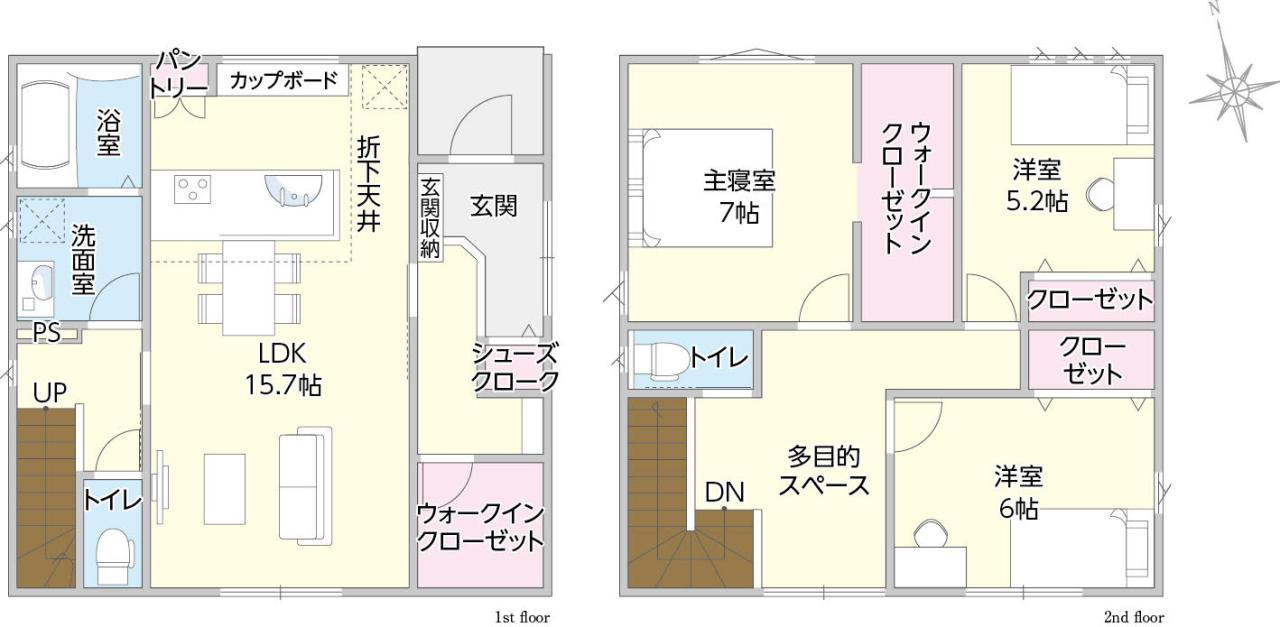 湖山西Ⅱ　②号地☆新築の間取り