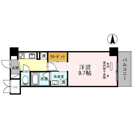 グランツコート御幣島の間取り