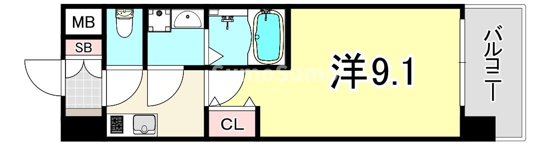 スプランディッドⅠの間取り