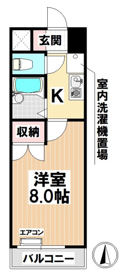 【間取り】 | クレセントM浮島