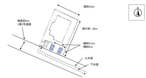 南小羽山町リフォーム済み物件の区画図