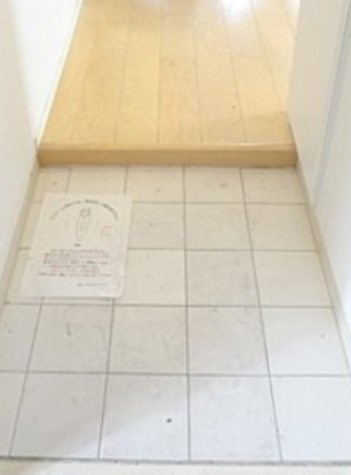 ツインハイツの玄関