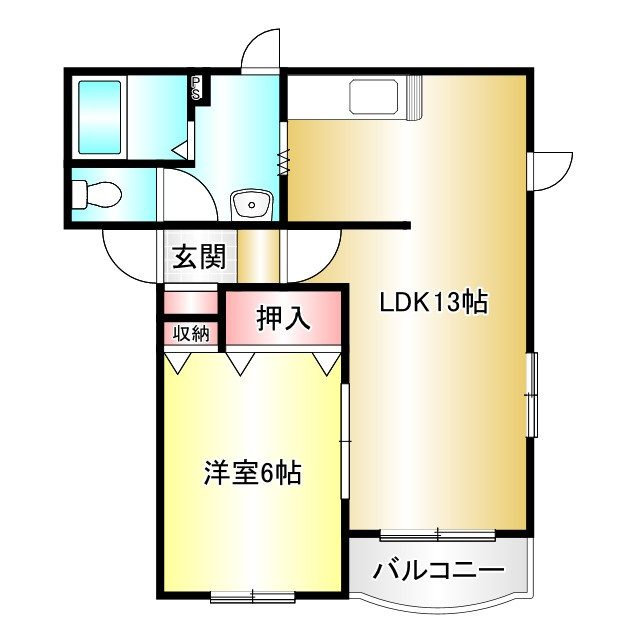 ラ・フォーレⅡの間取り