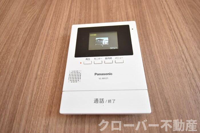 メゾンシャルム木太 B棟のセキュリティ|モニタ付インターホン