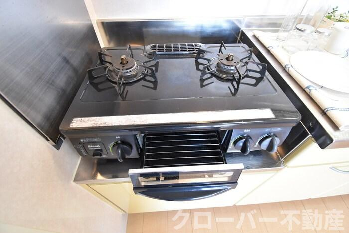メゾンシャルム木太 B棟の設備|ガスコンロ