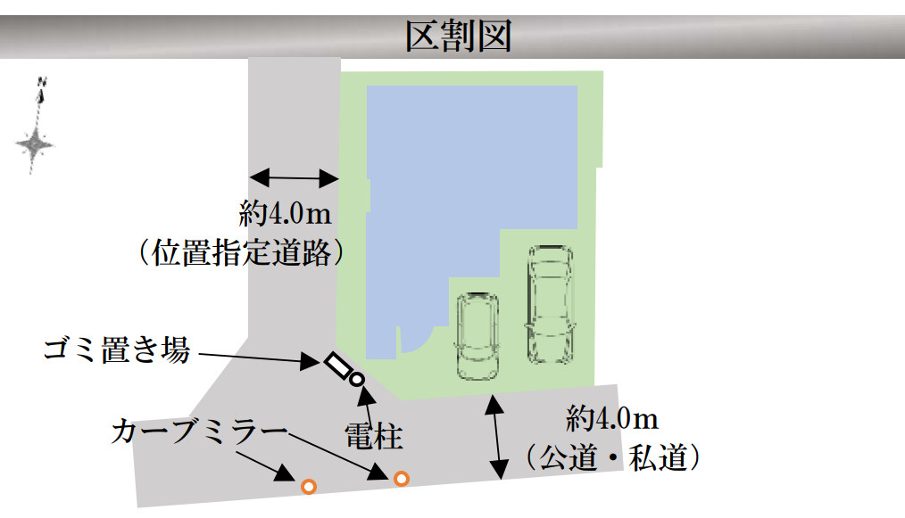 新築／新座市新堀　8期　の区画図|駐車スペースあり（車種による）