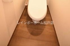 ガーデンヒルズ流山【仲介手数料：50％OFF】対象物件！のトイレ|シンプルで使いやすいトイレです