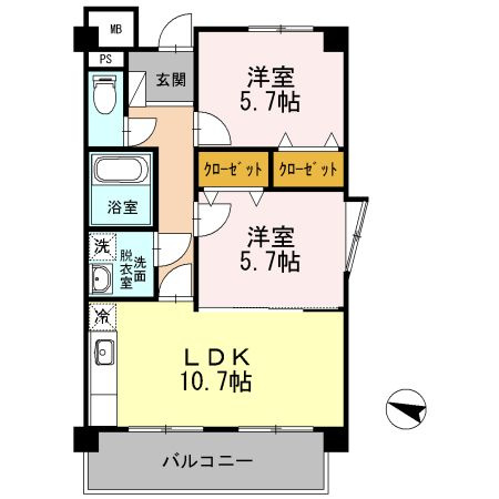 エルセレッソの間取り