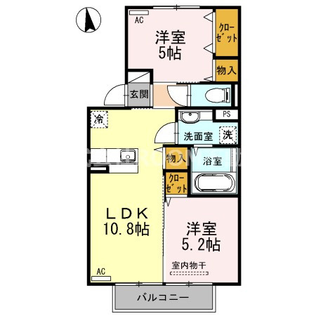 クレセントⅠの間取り
