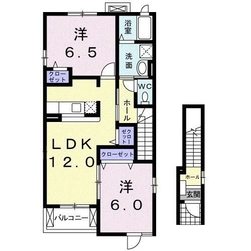 メルシープラザⅣの間取り