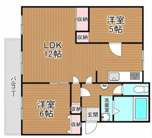 【間取り】 | 茨木郡山団地A棟
