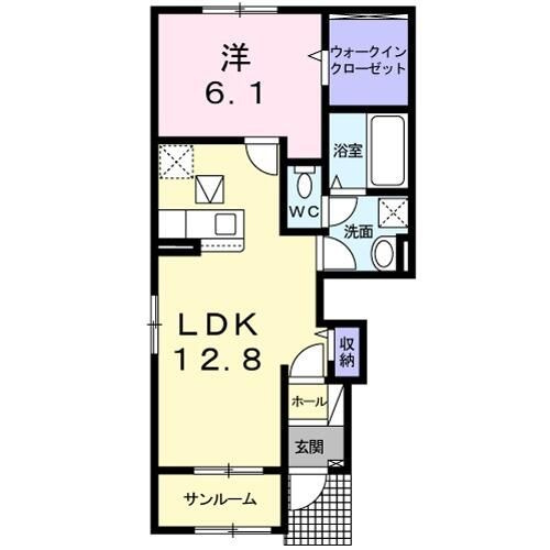 リーブル・プラッツＢの間取り